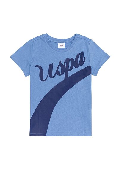 U.S. Polo Assn. Tricou pentru băiat albastru