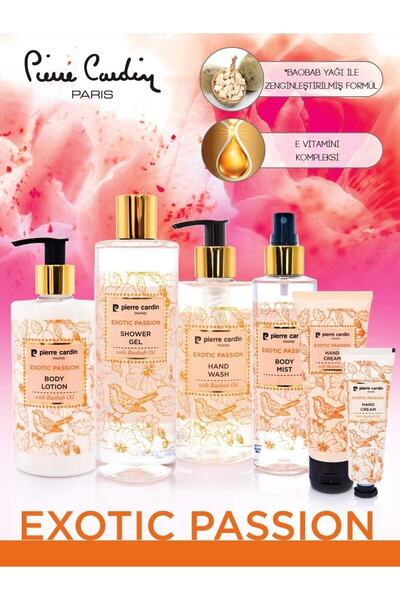 Pierre Cardin مجموعة فيتامين E من Exotic Passion