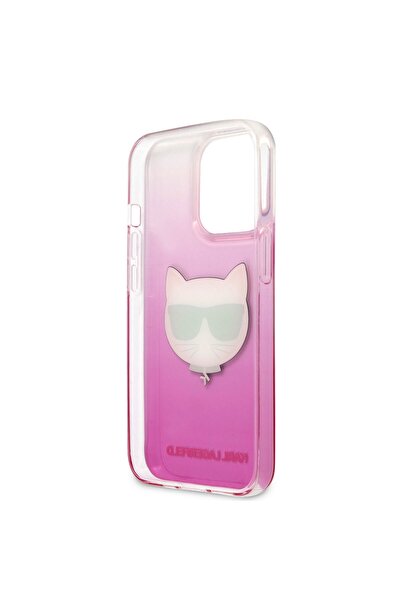 Karl Lagerfeld حافظة مرخصة متوافقة مع هاتف Iphone 14 Pro، غطاء بتصميم Karl Hard Tpu Choupette