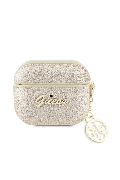 Guess AirPods 3Rd Generation Compatible Case Glitter 4g Charm Exclusive Design
