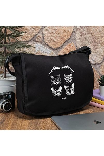 Touz M F Meow'tallica Genți Messenger Imprimate