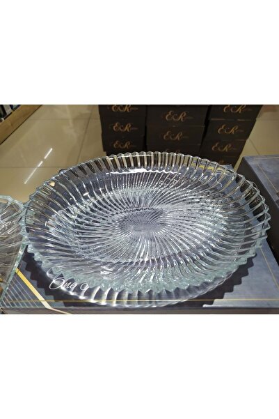 KAVEH Cam Kayık Tabak Santa PL1185