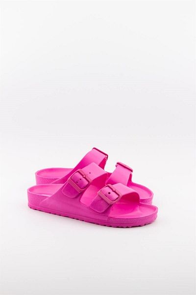 Nstil Φούξια Unisex Σανδάλια - Διπλό λουράκι, αγκράφα, ρυθμιζόμενο ελαφρύ και εύκαμπτο 133