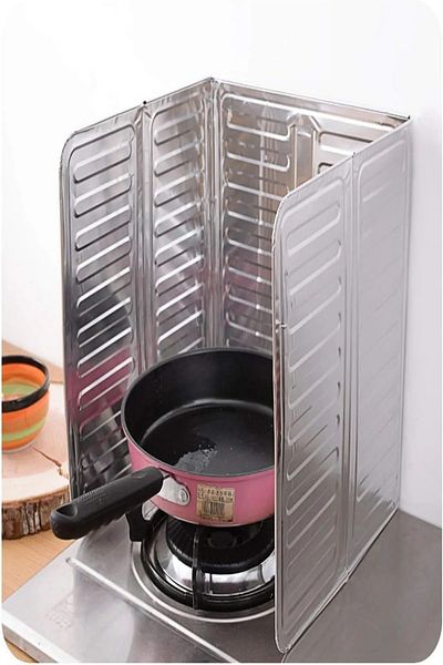 safestore 32,5*84 Cm Aluminum Plate - Stove Oil and Wind Protector Picnic Campfire