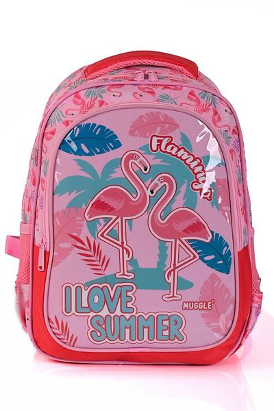 MUGGLE Σετ σχολικών σακιδίων πλάτης Flamingo 7211 Σετ 3 τεμαχίων