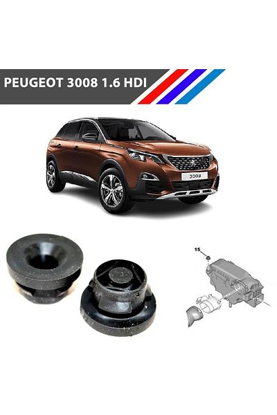 MEPARTS OtoMEPARTS لبيجو 3008 1.6 HDI صندوق فلتر الهواء المطاط 2 قطعة مجموعة 1422A3
