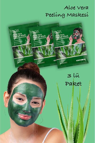 xolo 3 Adet Siyah Nokta Maske Serisi 20 Gram Aloe Vera Kürü Sürülebilir Yüz M...