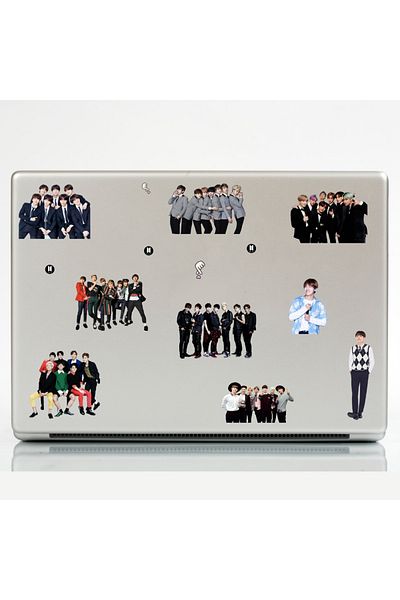 Ororabutik Σετ αυτοκόλλητων Kpop Bts 38Pcs - Σετ αυτοκόλλητων Scrapbook Bullet Journal