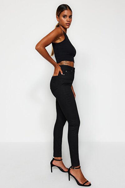 Trendyol Collection Black Push up High Waist Stretchy Skinny Twoss23Je00078