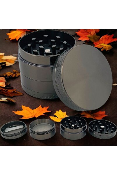 EFOTECH 40mm 4 Katlı Grinder Herbal Baharat Öğütücü Parçalayıcı Paslanmaz Çel...