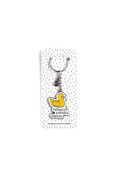 KESKİN COLOR Sharp Color Feeling Things If Storms Break Through You Can Shake It Keychain