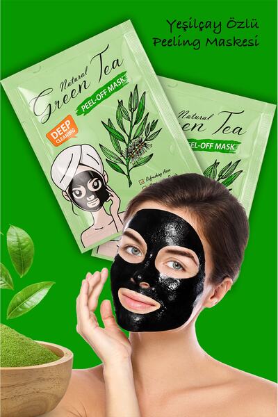 xolo Siyah Nokta Maskesi 20 Gram Doğal Yeşil Çay Kürü Sürülebilir Yüz Maskesi...