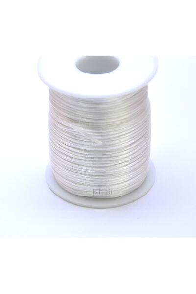 Bi hızlı Floş ip Beyaz Renk 100 Metre ( Bobin) 1 Mm