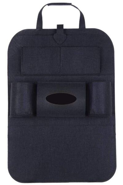 Ankaflex Car Seat Back Item Organizer Felt Bag Case Vehicle Seat Back Organizer Black