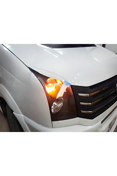 OTOPLEXİ Vw. Crafter Uyumlu Far Kaşı / Çerçevesi Takımı Kirli Beyaz 2006-2012