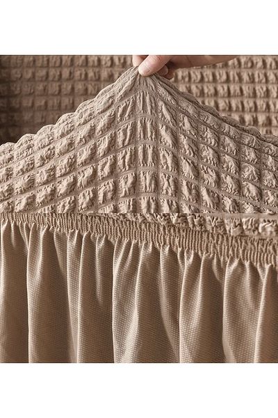 BALADI HOME Калъф за триместен диван Bürumcük Lycra, гъвкав, може да се пере (1 брой)