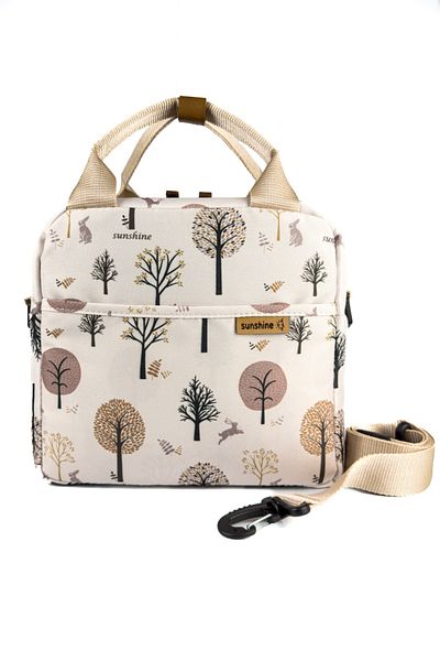 SUNSHINE Waterproof Fabric Insulated Food Bag Thermal Bag Lunch Bag