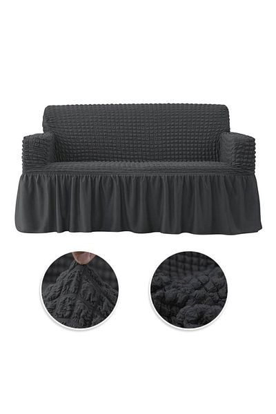 BALADI HOME Bürümcük Lycra Flexible Washable (1 Piece) Two-Seat Sofa Cover
