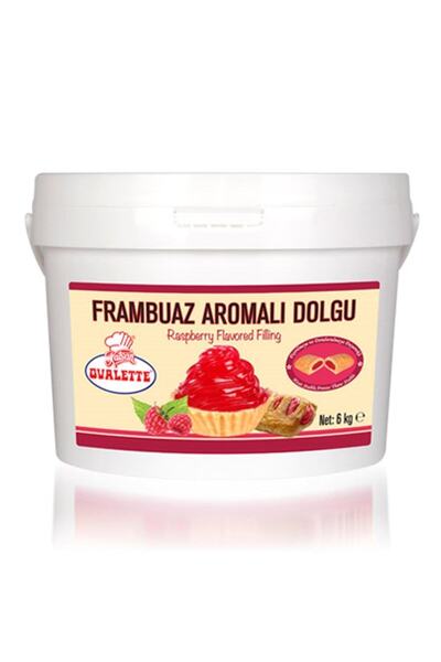 ovalette Gerçek Frambuaz Aromalı Dolgu 6 Kg