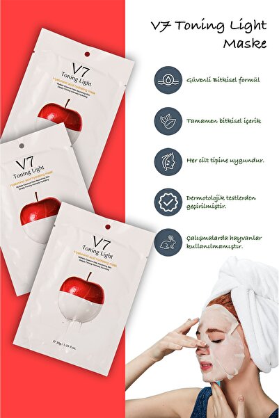 Uniquem One Toning Light Sticking Anında Aydınlatıcı Yatıştırıcı Vitamin Maskesi Xlmv7