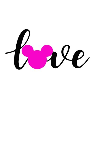 MegaSticker شعار Love Miki - ملصق مقاس 15 × 7 سم للسيارة والدراجة النارية وال...