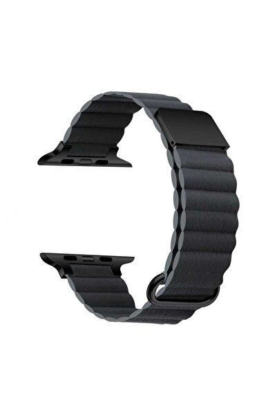 zore For Apple Watch Ultra 49mm Krd-78 Suni Deri Kordon