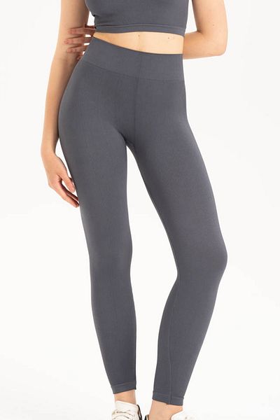 Formeasy Women's High Waist Seamless Ribbed Recovery Sports Leggings 9001