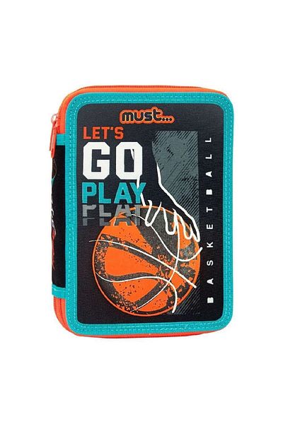 MUST DOUBLE FOLDED PENCIL HOLDER FILLED INSIDE 15x5x21 LETS GO PLAY 31 PIECES