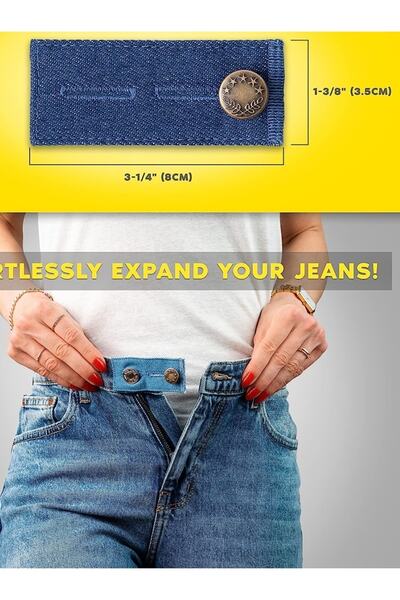 a02teks 1 Штани Спідниця Джинси Пояс для розширення талії Кнопка для ременя
