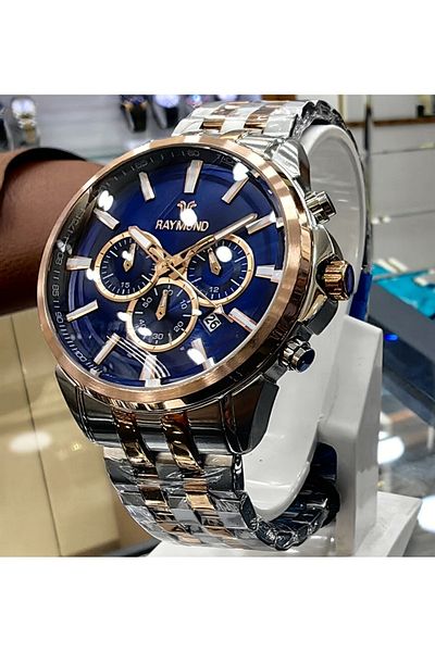 Raymond Men's Steel Wristwatch