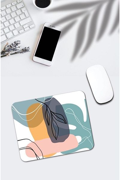 HobiShop Αφηρημένο μοτίβο με φύλλα σχεδίασης Mouse Pad