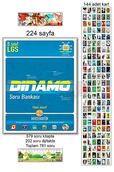 Tonguç Yayınları 8. Sınıf Matematik Dinamo Soru Bankası 1. ve 2. Dönemi Kapsa...