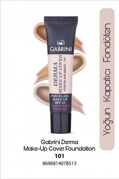 Gabrini Derma Make-Up Cover Intensive Coverage Foundation - 101