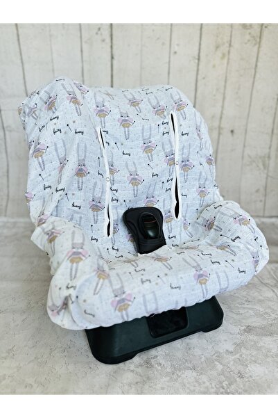 JUNİPERUS Bebek Müslin Oto Koltuk Puset Kılıfı Lastikli