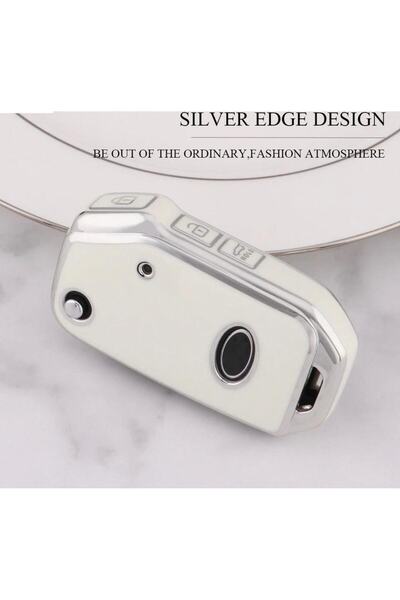 AYZ GARAGE Kia (New Case) Switchblade TPU Material Off-White Key Case