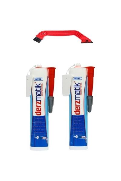 Derzmatik Profesyonel Beyaz 2 Adet 450 Gr Ve 1 Adet Derz Kazıyızı
