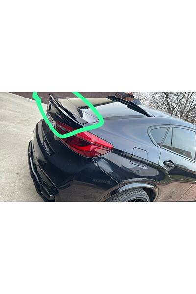 HYM TUNİNG BMW F16 X6 Performance Uyumlu  Spoiler, Boyasız, X6F16 Arka Bagaj ...