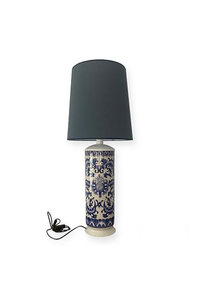 Mondschein Planck Bleu Blanc Lampshade ( 33 X 40 X 96 Cm )