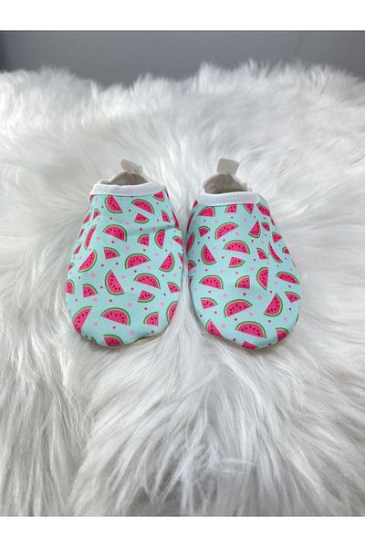 babelia Pantofi de mare anti-alunecare cu model pepene verde