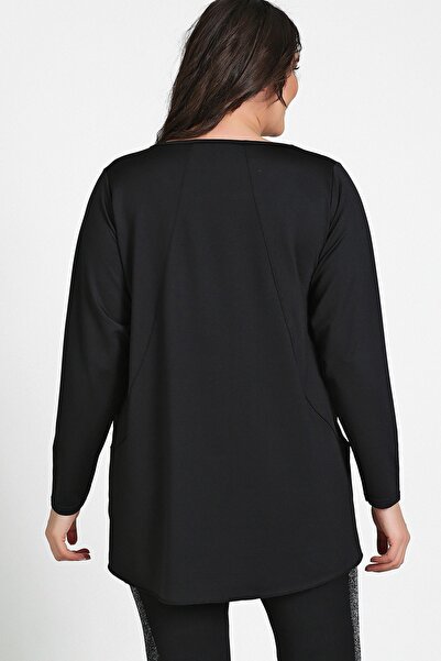 Curvy Trend Τεμαχισμένο τουνίκ με τσέπες