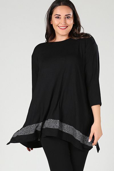 Black Plus Size Tunics