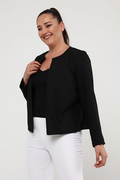 Curvy Trend Κοντό μπουφάν Interlock Plus Size