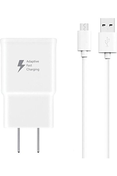 Deppo Trend Samsung Galaxy S7/S6/Note4/S4/S3/J7/J5/J3/A7/A5/C/Prime Uyumlu 2.4A Micro USB Hızlı Şarj Cihazı Seti