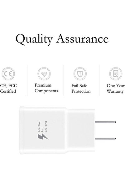 Deppo Trend Samsung Galaxy S7/S6/Note4/S4/S3/J7/J5/J3/A7/A5/C/Prime Uyumlu 2.4A Micro USB Hızlı Şarj Cihazı Seti