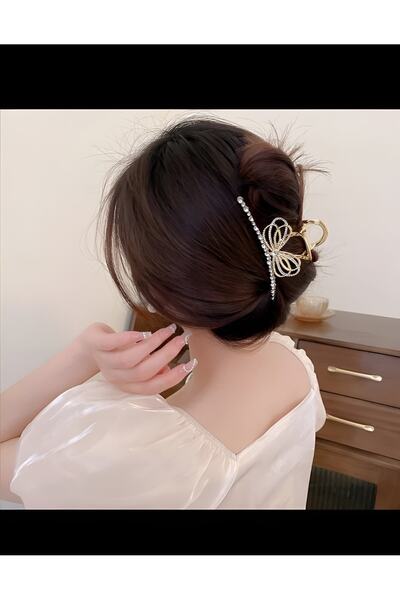 İLKYAZ ACCESSORY pearl luxury latch buckle maxi length