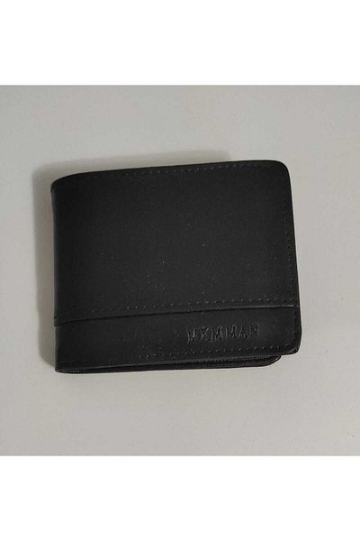 ZAYFA Mkm Black Men's Faux Leather Wallet