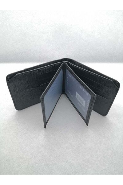 ZAYFA Mkm Black Men's Faux Leather Wallet
