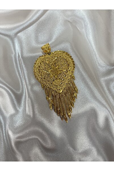 Lulua accessories altın kaplama kolye ucu püskül