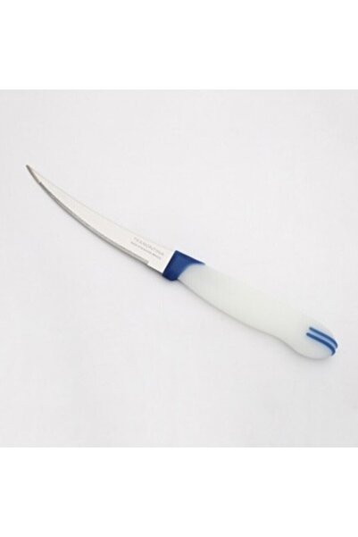 TRAMONTINA MULTİCOLOR 2Lİ LAZER TIRTIKLI MUTFAK ET DOĞRAMA BIÇAK BEYAZ