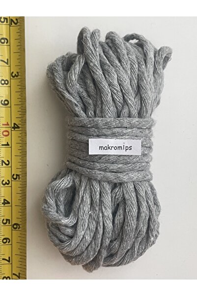 Makromİps EN UCUZ MAKROME İP (10 metre ) TARANABİLİR TEK BURGULU ANAHTARLIK YAPRAK DUVAR DEKORU HOBİ İPİ